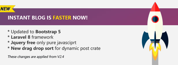 Instant Blog - Fast & Simple Blog Php Script - 1